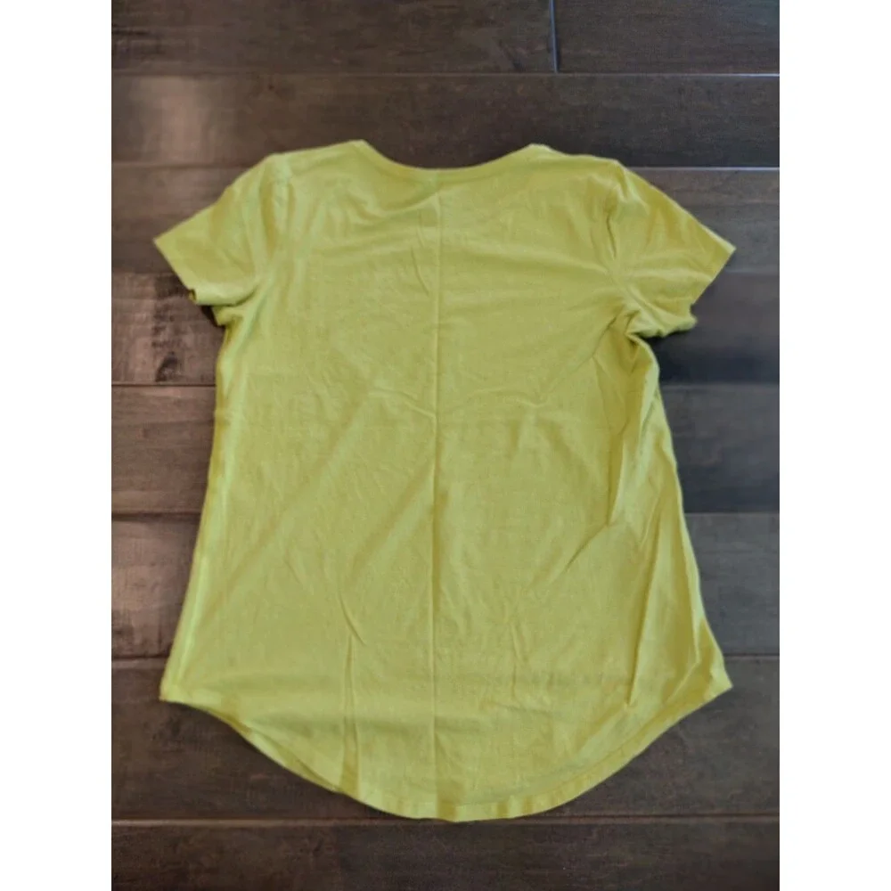 LULULEMON Women's EEUC Love bright yellow short-sleeve t-shirt tee - 4
